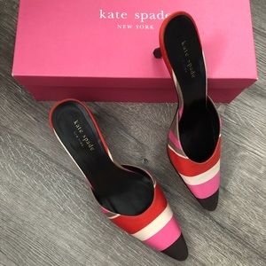 Vintage Kate Spade Mules Kitten Heels